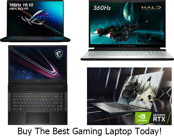 Buy Gaming Laptops Today