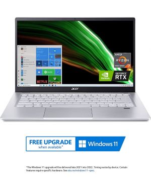 Acer Swift X SFX14-41G-R1S6 Creator Laptop 14" Full HD 100% sRGB AMD Ryzen 7 5800U NVIDIA RTX 3050Ti Laptop GPU 16GB LPDDR4X 512GB NVMe SSD Wi-Fi 6 Backlit Keyboard Windows 10 Home