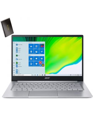 Acer Swift 3 14.0" FHD Laptop Computer, 8-Core AMD Ryzen 7-4700U up to 4.1GHz (Beat i7-1065G7), 8GB DDR4 RAM, 2TB PCIe SSD, WiFi 6, Backlit KB, Fingerprint Reader, Windows 10, BROAGE 500GB External HD