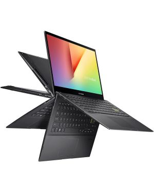 ASUS VivoBook Flip 14 Thin and Light 2-in-1 Laptop, 14 inch FHD Touch, 11th Gen Intel Core i3-1115G4, 4GB RAM, 128GB SSD, Thunderbolt 4, Fingerprint, Windows 10 Home in S Mode, Indie Black, TP470EA-AS34T