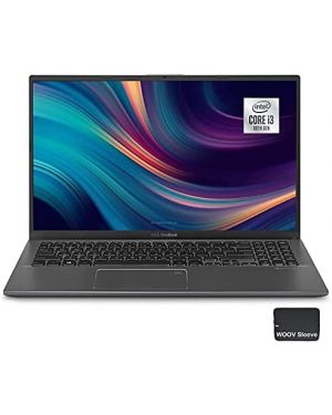 ASUS VivoBook 15.6 inch Touchscreen Thin and Light Laptop | Intel Core i3-1005G1 (Beats i5-8250U) | Full HD | 12GB DDR4 RAM, 256GB PCIE SSD, Fingerprint, Bundled with Woov Sleeve, Windows 10