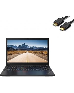 2020 Lenovo ThinkPad E15 15.6 inch FHD Full HD (1920x1080) Business Laptop (Intel 10th Quad Core i5-10210U, 32GB DDR4 RAM, 1TB SSD) Type-C, HDMI, Windows 10 Pro + IST Computers HDMI Cable